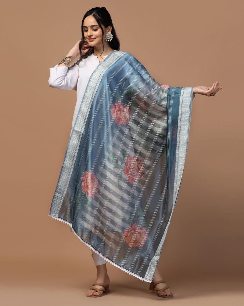 Organza Loom Crochet Dupatta Collection