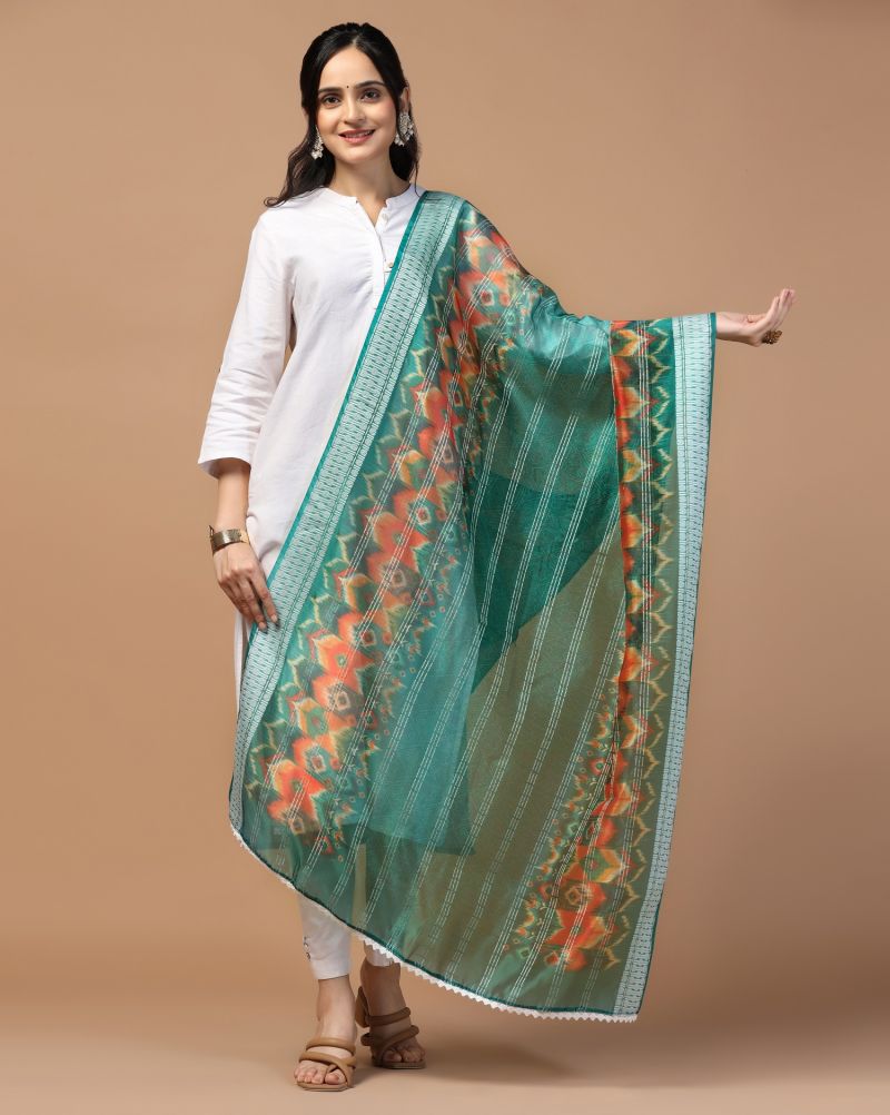 Organza Loom Crochet Dupatta Collection
