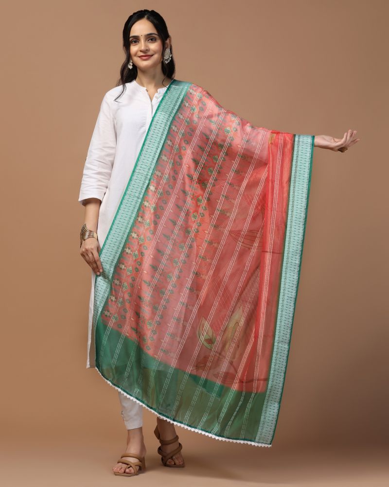 Organza Loom Crochet Dupatta Collection