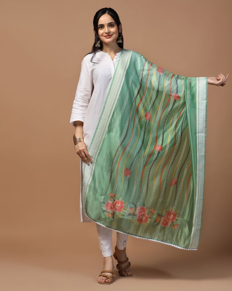 Organza Loom Crochet Dupatta Collection