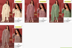 Mah E Rooh 4120 A To D Georgette Salwar Kameez Collection