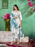 Krishna Pashmina Vol 2 Kurti Pant With Dupatta Collection