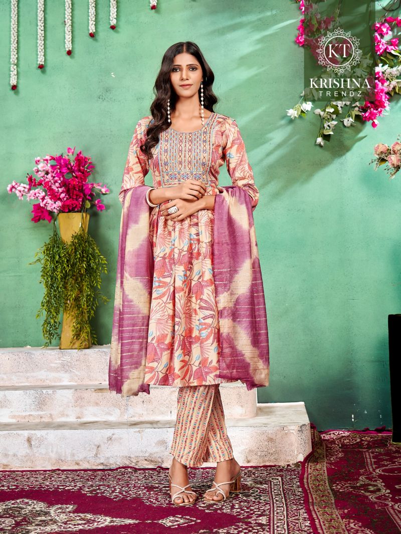 Krishna Pashmina Vol 2 Kurti Pant With Dupatta Collection