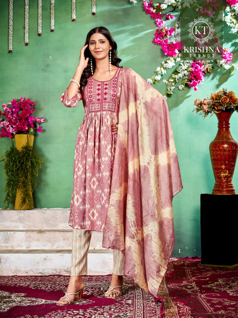 Krishna Pashmina Vol 2 Kurti Pant With Dupatta Collection