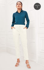 Larqi Polo Pant Khadi Cotton Comfort Bottom Wear Collection