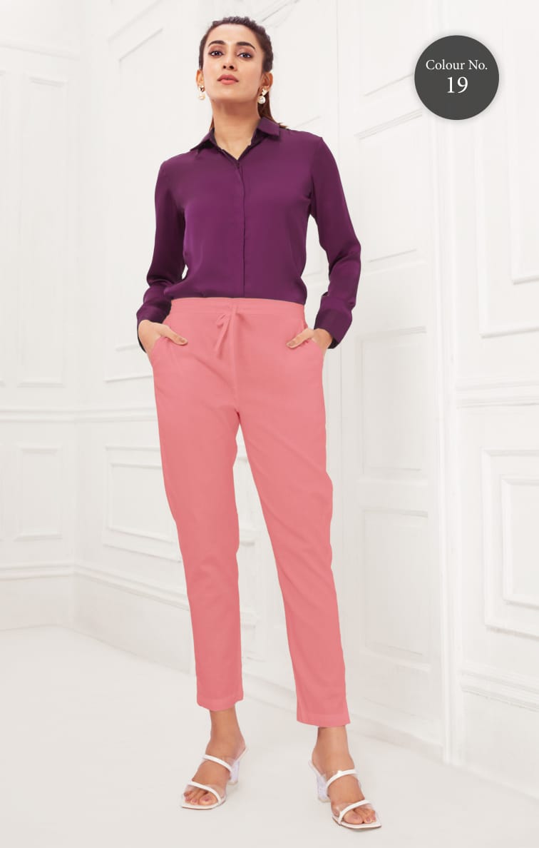 Larqi Polo Pant Khadi Cotton Comfort Bottom Wear Collection