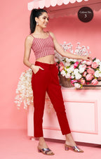 Larqi Polo Pant Khadi Cotton Comfort Bottom Wear Collection