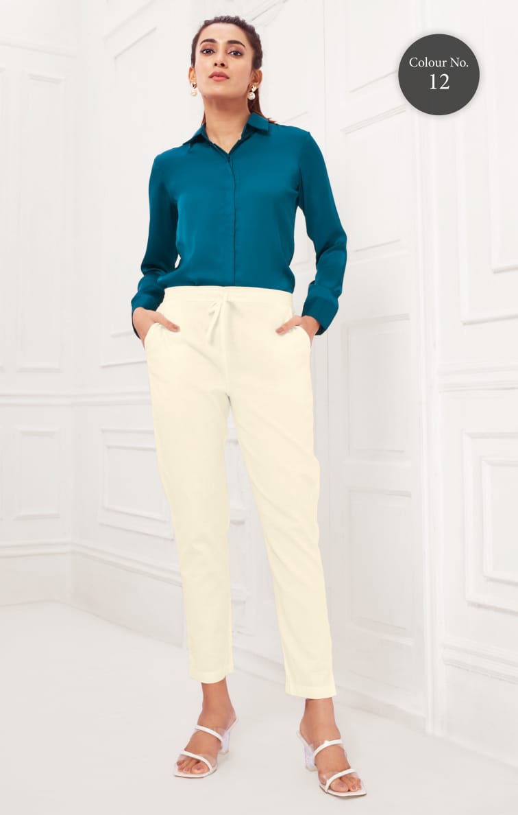 Larqi Polo Pant Khadi Cotton Comfort Bottom Wear Collection