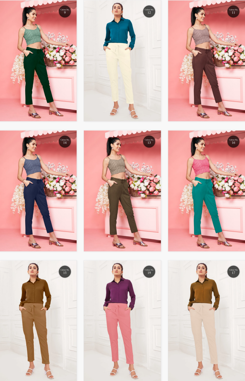 Larqi Polo Pant Khadi Cotton Comfort Bottom Wear Collection