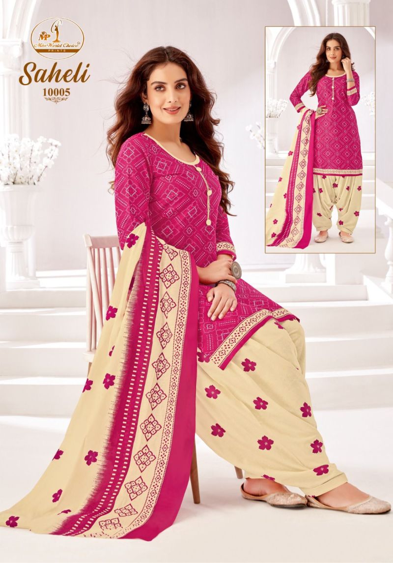 Miss World Saheli Vol 10 Cotton Dress Material Collection