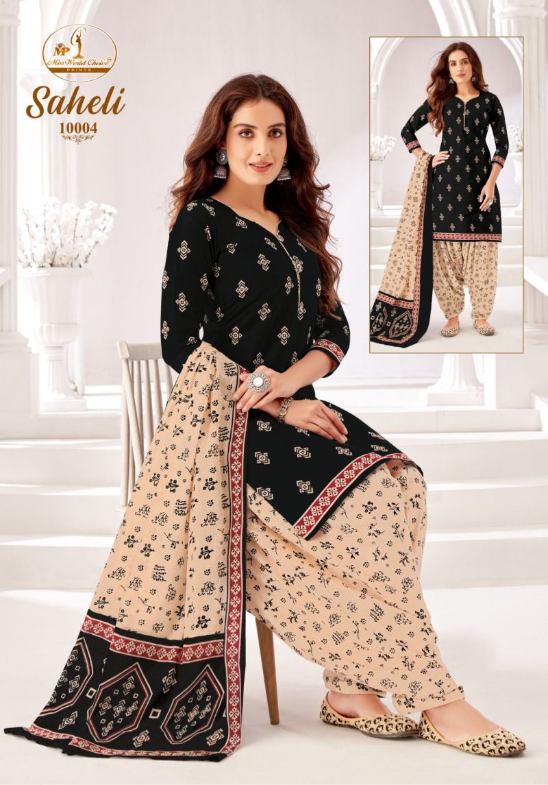 Miss World Saheli Vol 10 Cotton Dress Material Collection
