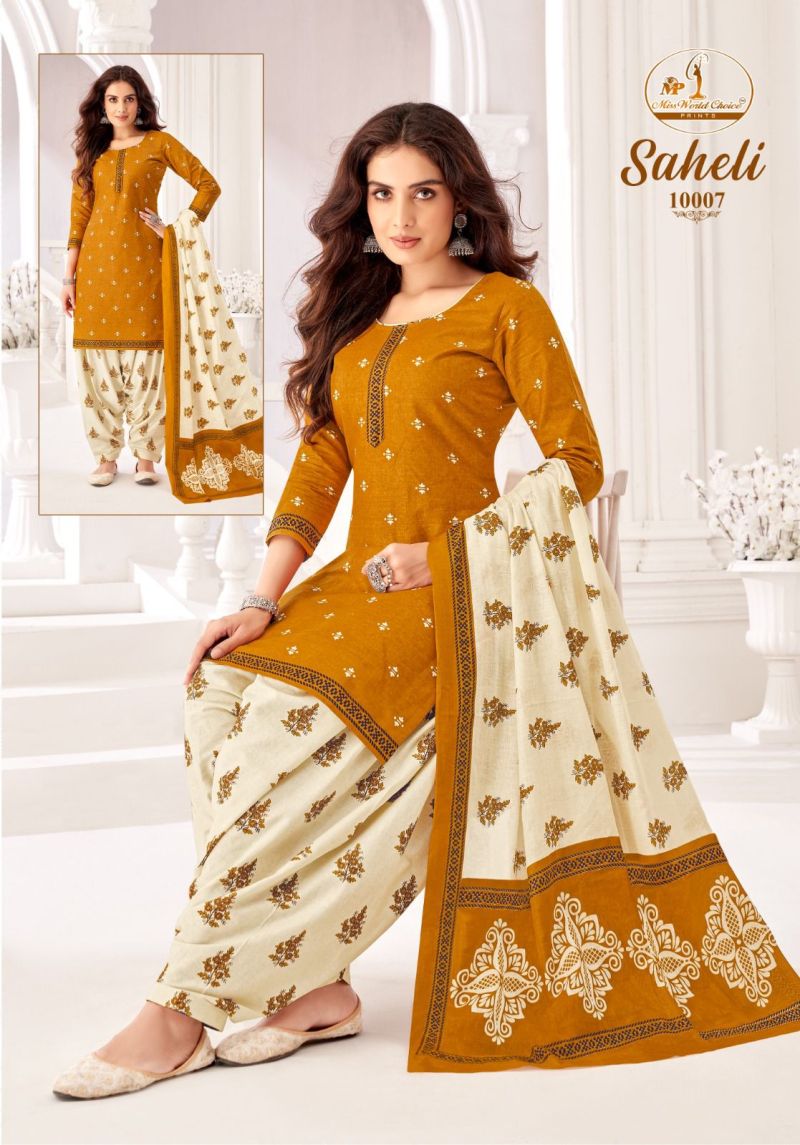 Miss World Saheli Vol 10 Cotton Dress Material Collection