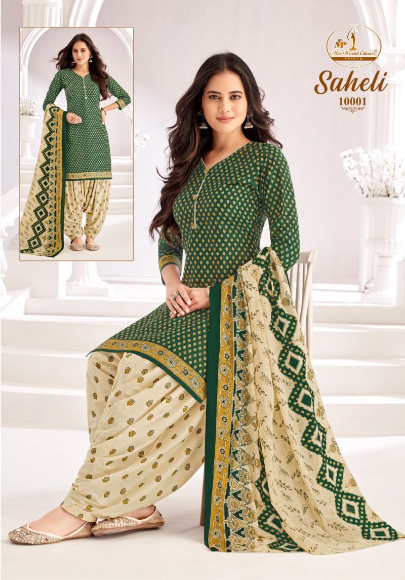 Miss World Saheli Vol 10 Cotton Dress Material Collection