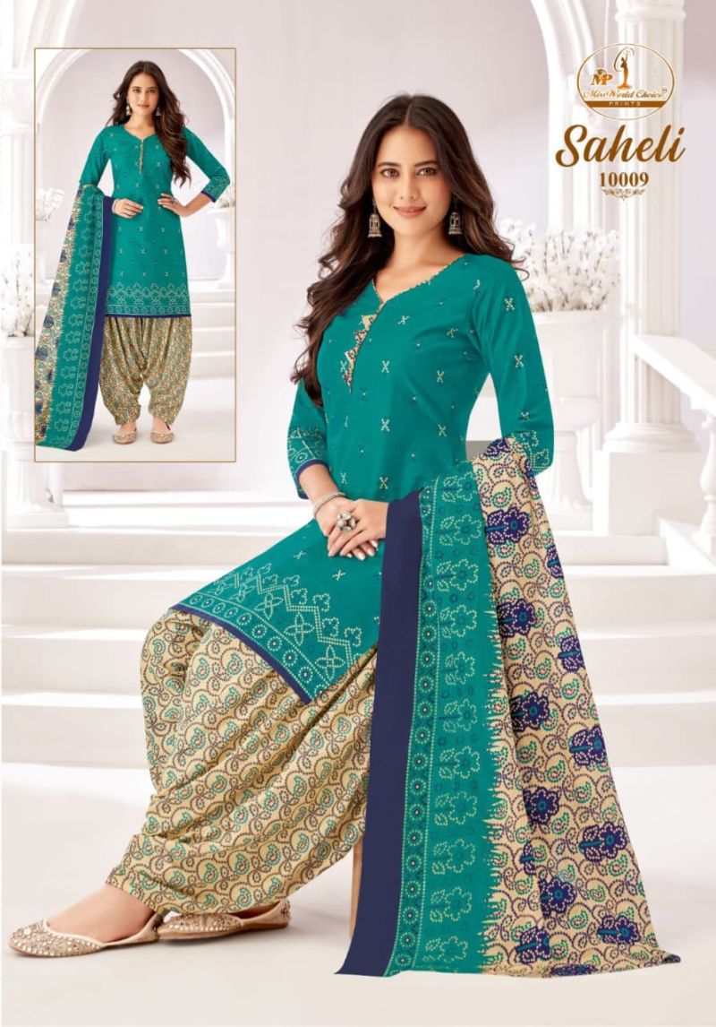 Miss World Saheli Vol 10 Cotton Dress Material Collection