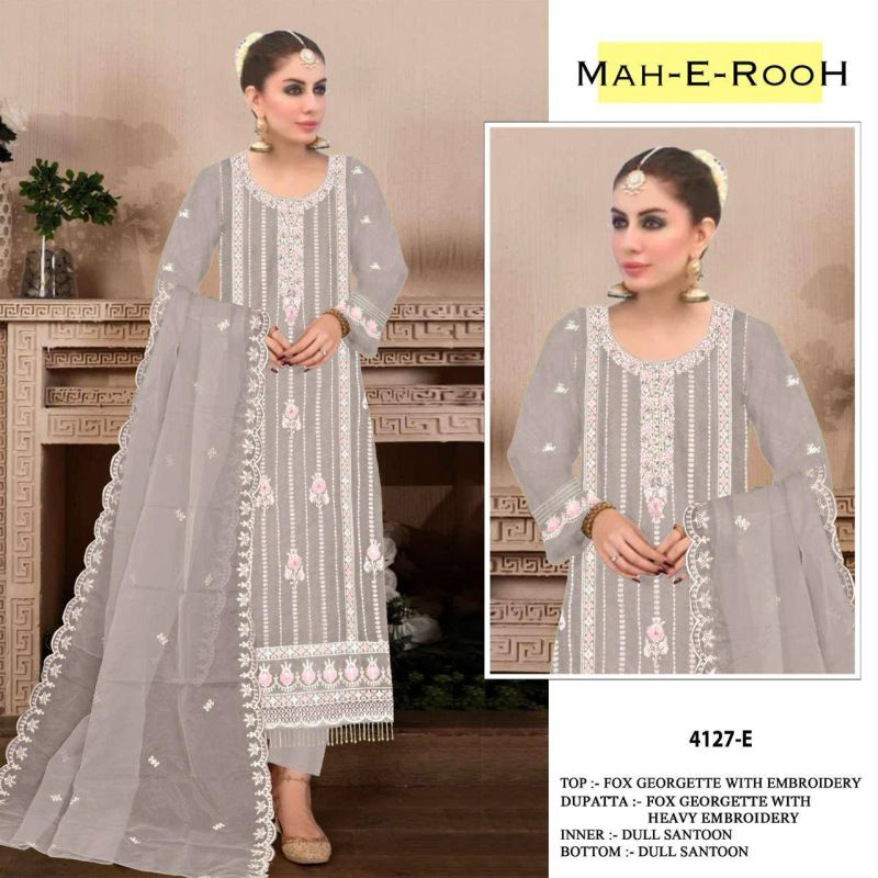 Mah E Rooh 4127 Organza Salwar Kameez Collection