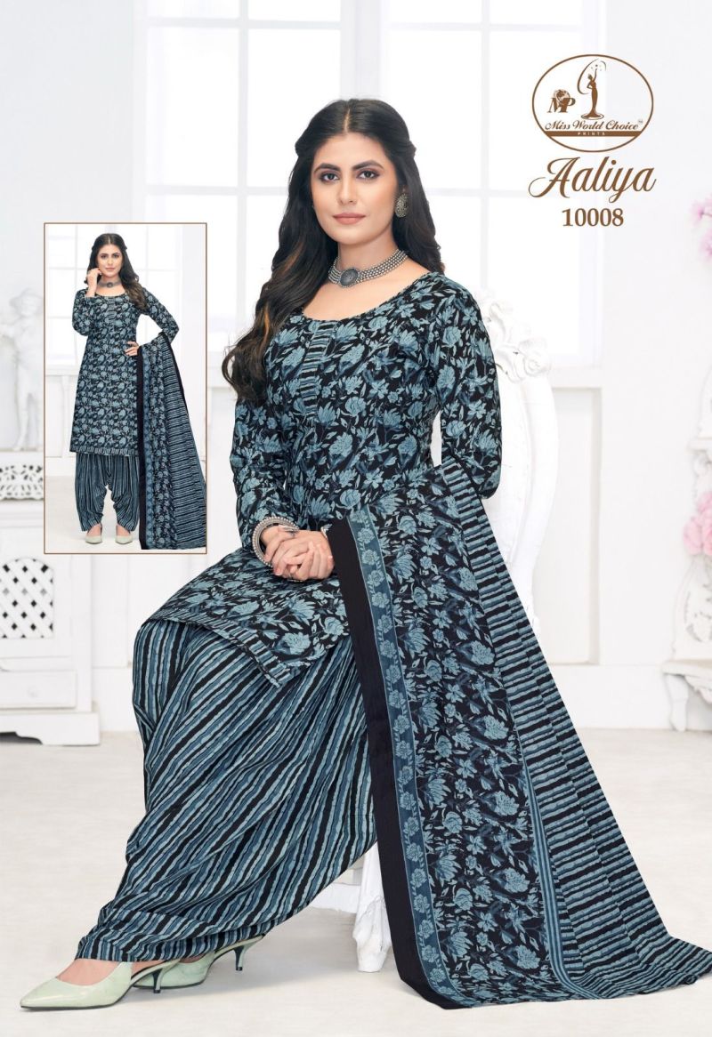 Miss World Aaliya Vol 10 Cotton Printed Dress Material Collection