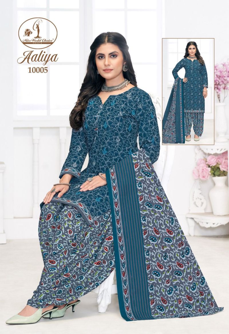 Miss World Aaliya Vol 10 Cotton Printed Dress Material Collection