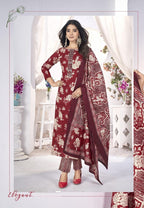 Kundan Libas Vol 1 Cotton Kurti Pant With Dupatta Collection