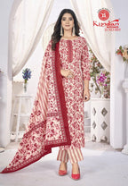 Kundan Libas Vol 1 Cotton Kurti Pant With Dupatta Collection