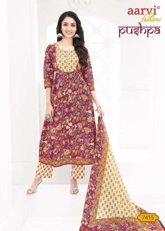 Aarvi Pushpa Vol 1 Anarkali Style Readymade Collection