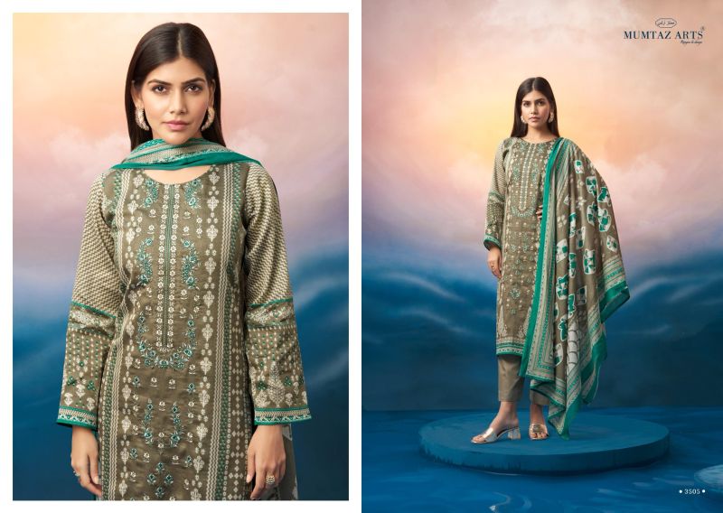 Mumtaz Noor E Jahan Jam Satin Digital Printed Dress Material