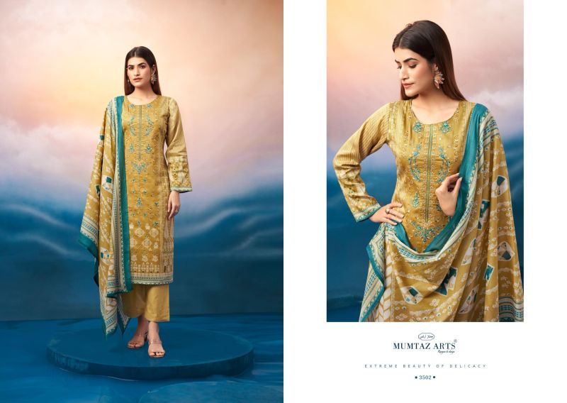 Mumtaz Noor E Jahan Jam Satin Digital Printed Dress Material