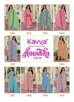 Kavya Anushka Vol 1 German Cotton Kurti Bottom With Dupatta