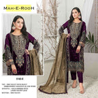 Mah E Rooh 5163 Velvet Embroidered Salwar Kameez Collection