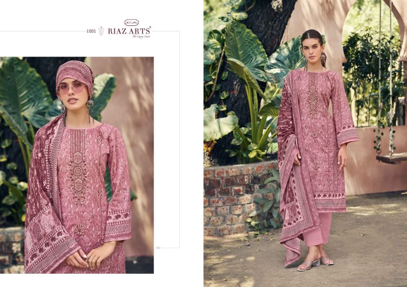 Riaz Arts Elan Vol 3 Lawn Digital Printed Dress Material Collection