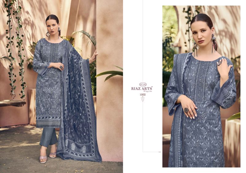 Riaz Arts Elan Vol 3 Lawn Digital Printed Dress Material Collection