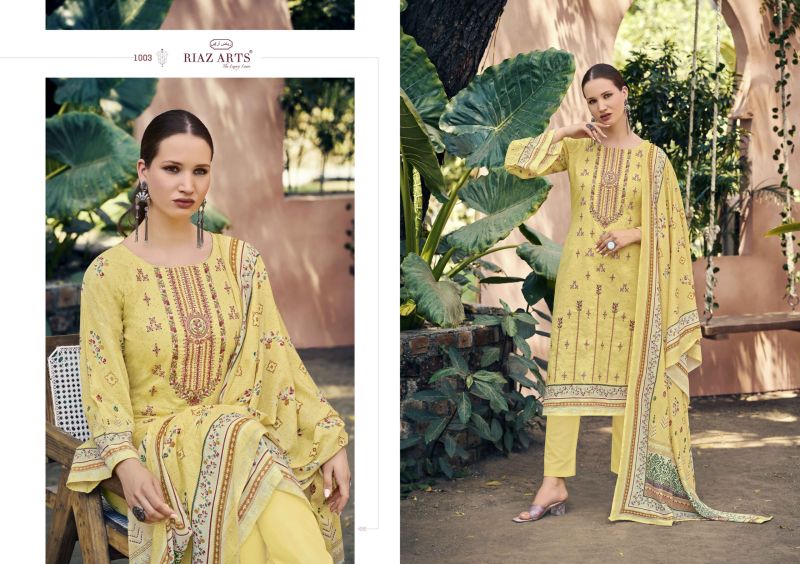 Riaz Arts Elan Vol 3 Lawn Digital Printed Dress Material Collection