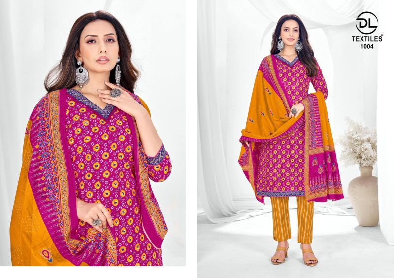 Dl Silver Coin Vol 1 Cotton Printed Kurti Bottom With Dupatta