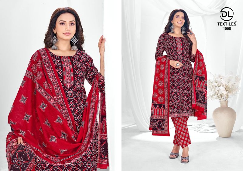 Dl Silver Coin Vol 1 Cotton Printed Kurti Bottom With Dupatta