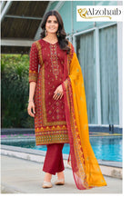 Alzohaib Sapphire Vol 1 Chiffon Dupatta Pakistani Salwar Suits Collection