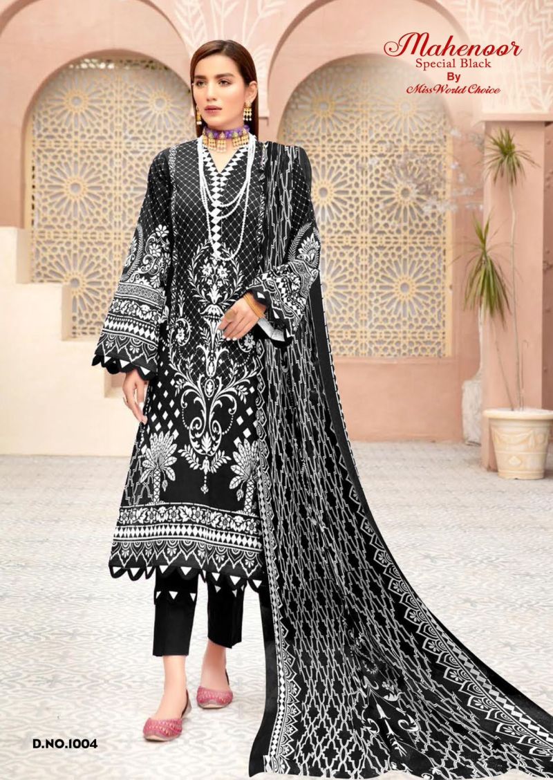 Miss World Mehnoor Vol 01 Cotton Printed Dress Material Collection
