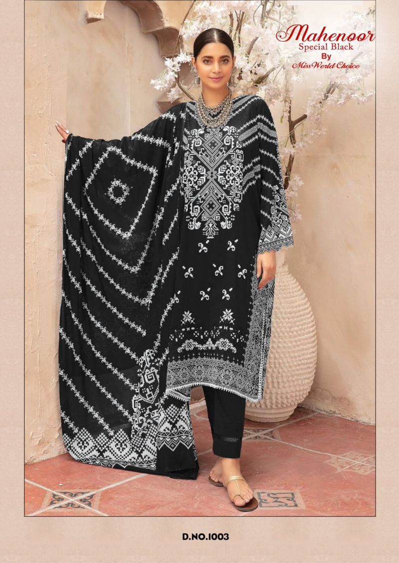 Miss World Mehnoor Vol 01 Cotton Printed Dress Material Collection