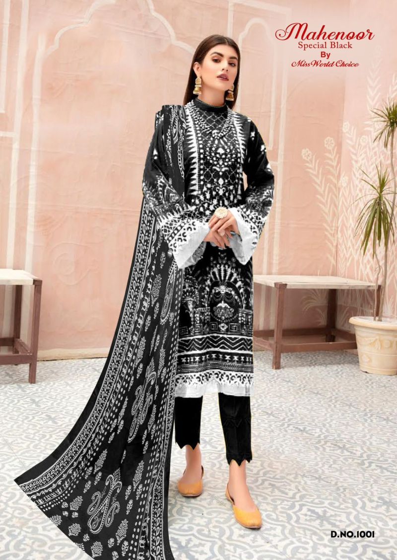 Miss World Mehnoor Vol 01 Cotton Printed Dress Material Collection