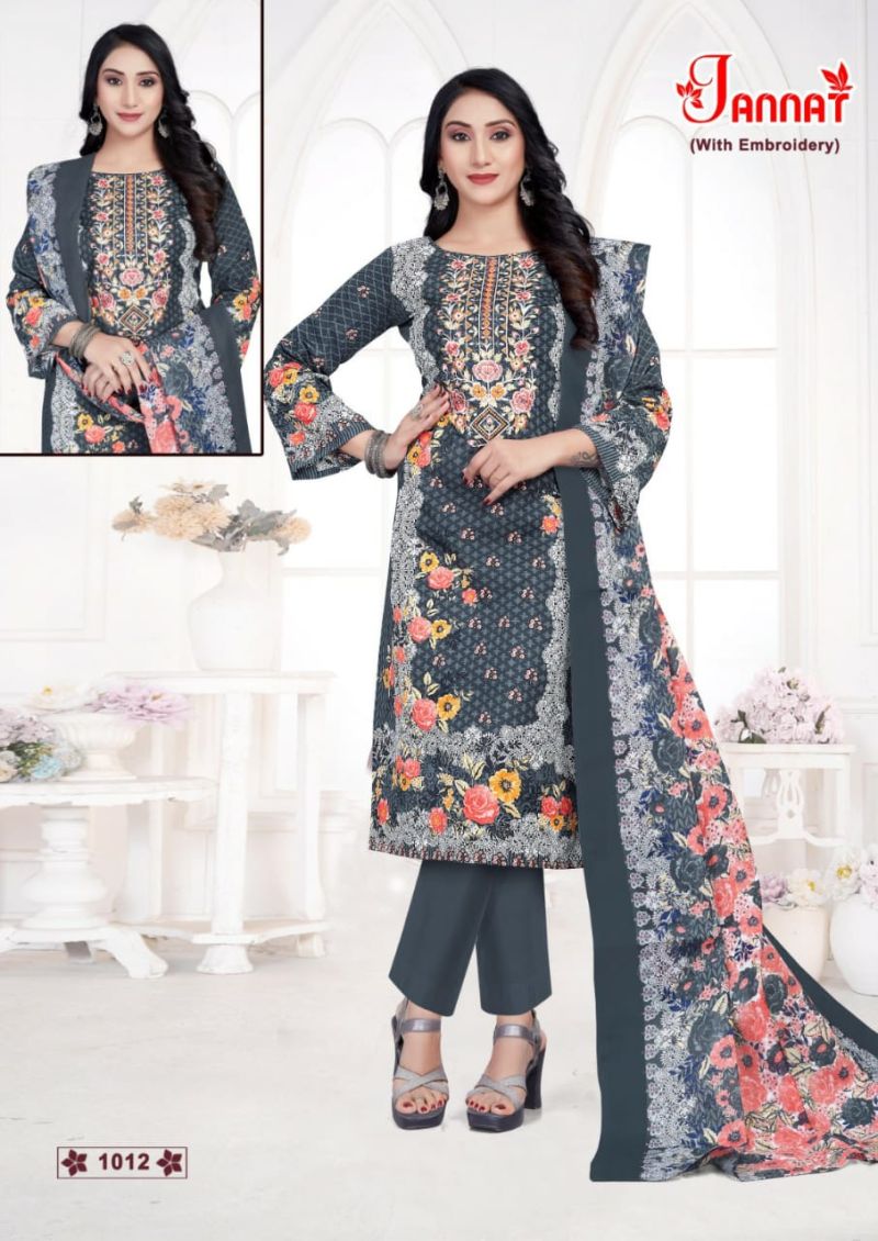 Ganesha Jannat Vol 1 Cotton Digital Printed Dress Material Collection