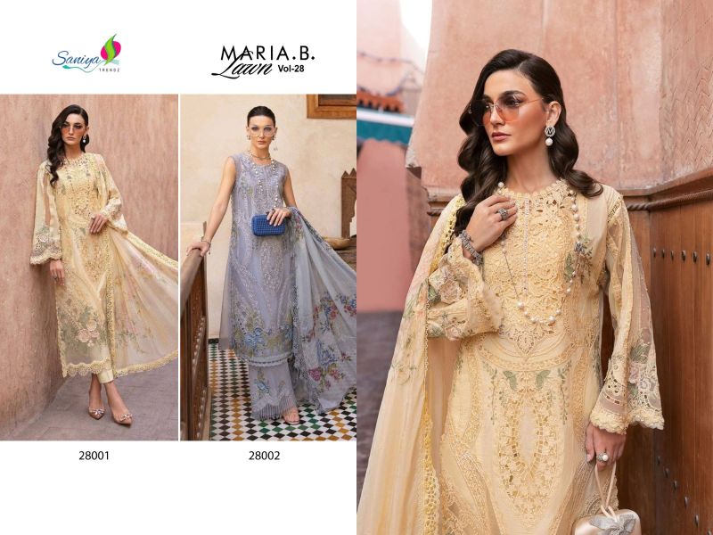Saniya Maria B Lawn Vol 28