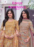 Kavya Pashmina Vol 15 Kurti Pant With Dupatta Collection