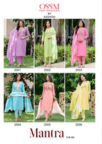 Ossm Mantra 2001 Series Cotton Kurti Bottom With Dupatta Collection