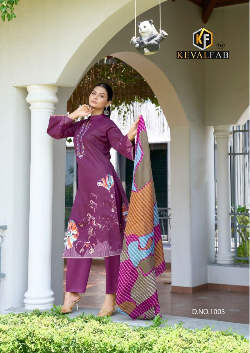 Keval Aalaya Vol 1 Cotton Printed Dress Material Collection