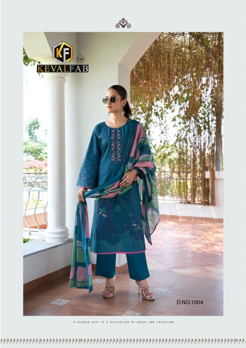 Keval Aalaya Vol 1 Cotton Printed Dress Material Collection