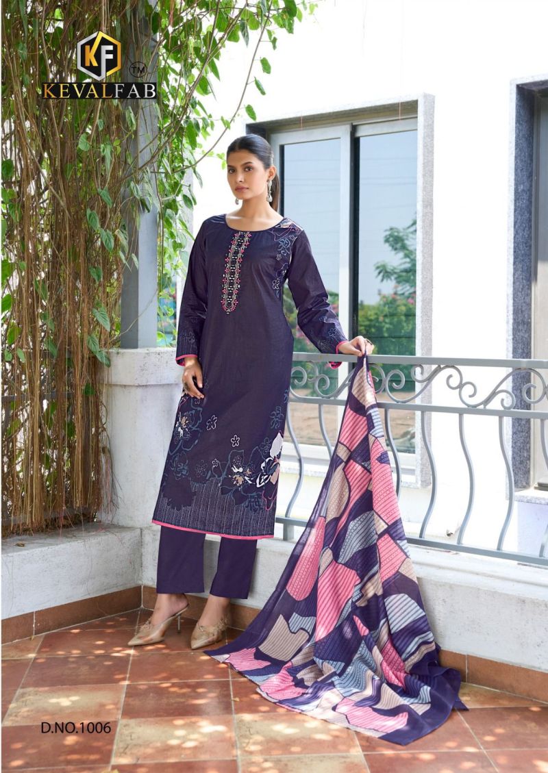 Keval Aalaya Vol 1 Cotton Printed Dress Material Collection