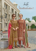 Levisha Madhubala 7 Lawn Cotton Printed Dress Material Collection