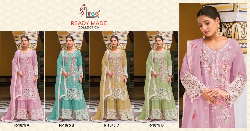 Shree R 1875 Ready Made Pakistani Salwar Kameez Collection