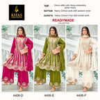 Khas 4406 D To F Chinon Ready Made Pakistani Suits Collection