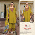 Shree R 1855 Cambric Cotton Ready Made Pakistani Salwar Suits