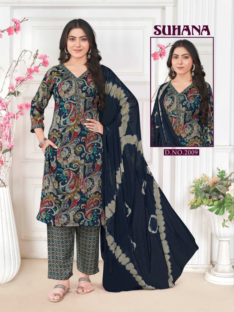 Ganesha Suhana Vol 2 Capsule Rayon Printed Readymade Suit