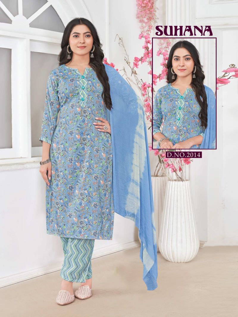 Ganesha Suhana Vol 2 Capsule Rayon Printed Readymade Suit
